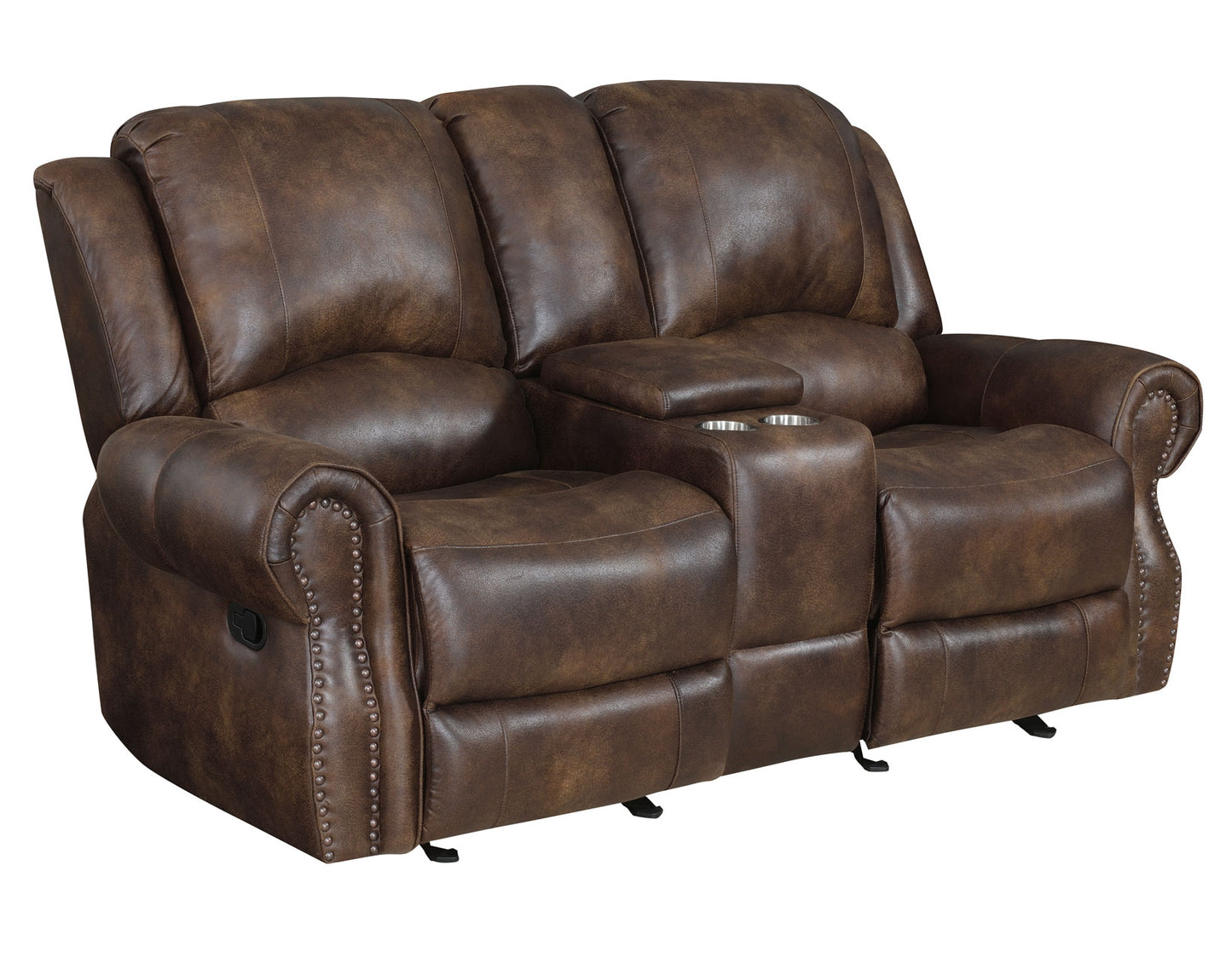 Navarro Manual Reclining Console Loveseat