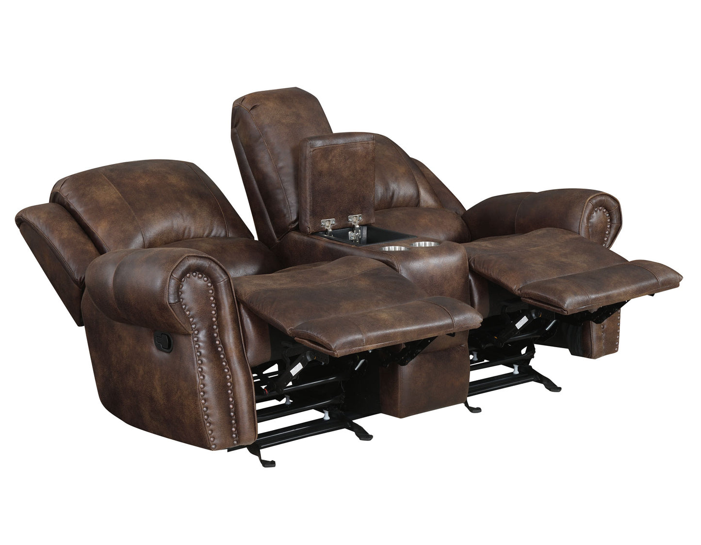 Navarro Manual Reclining Console Loveseat