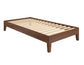 Nix Twin Platform Bed, Natural