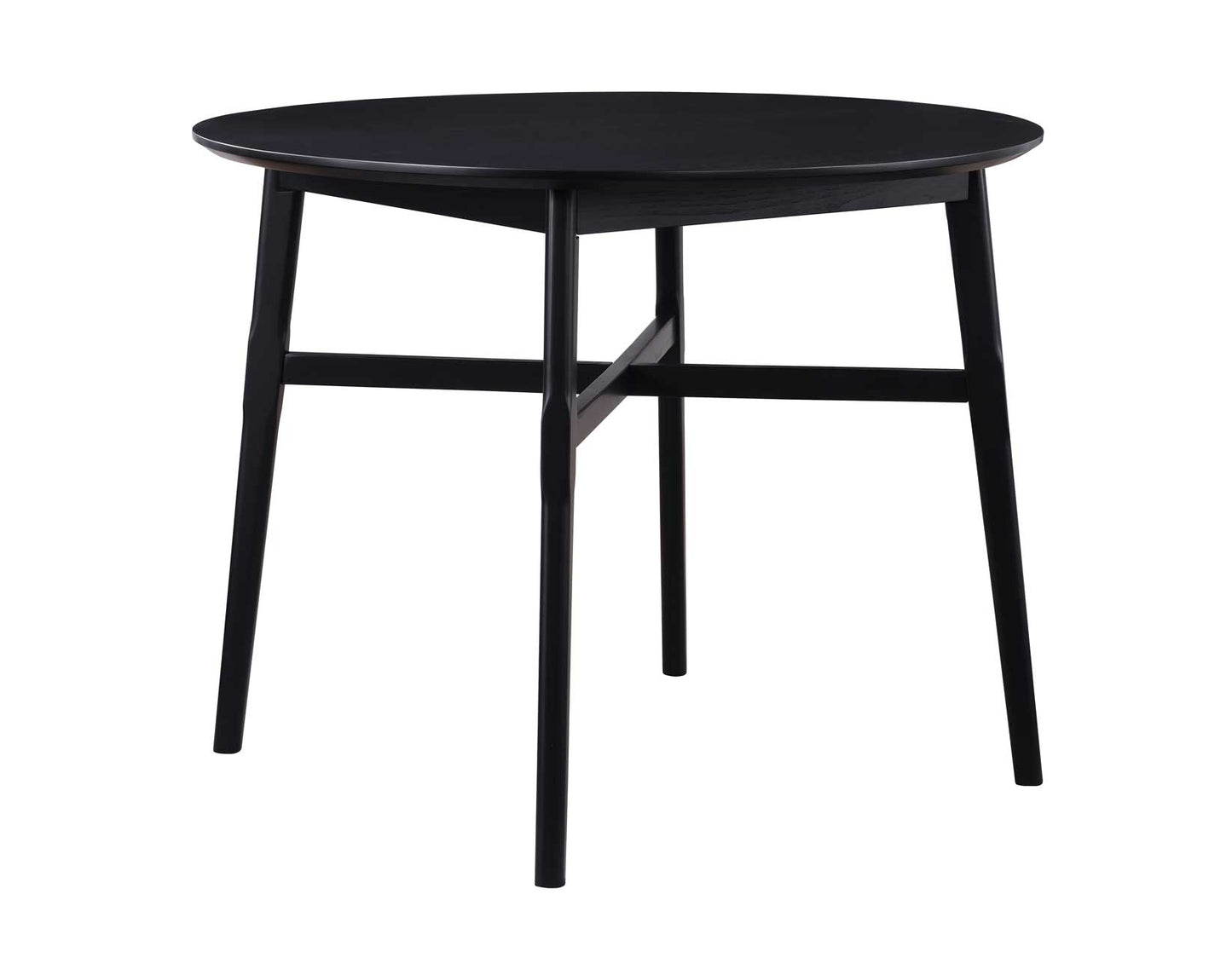 Oslo 46" Round Counter Table, Black