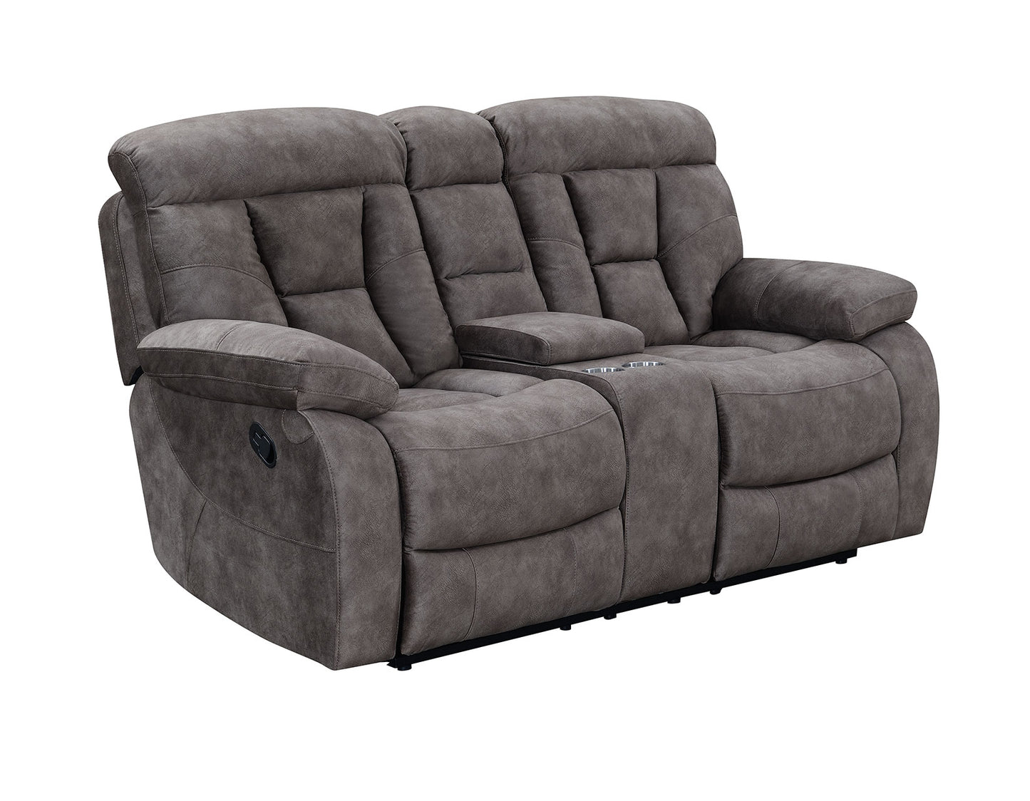 Bogata Manual Reclining Console Loveseat