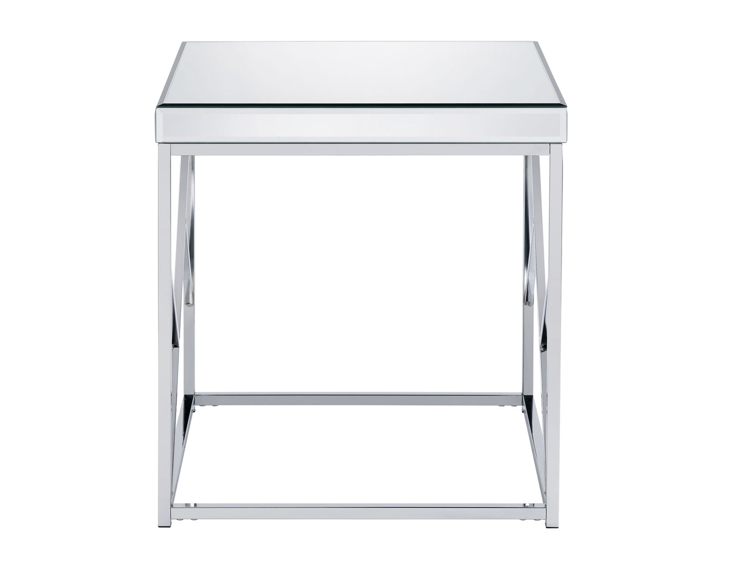 Evelyn End Table, Chrome