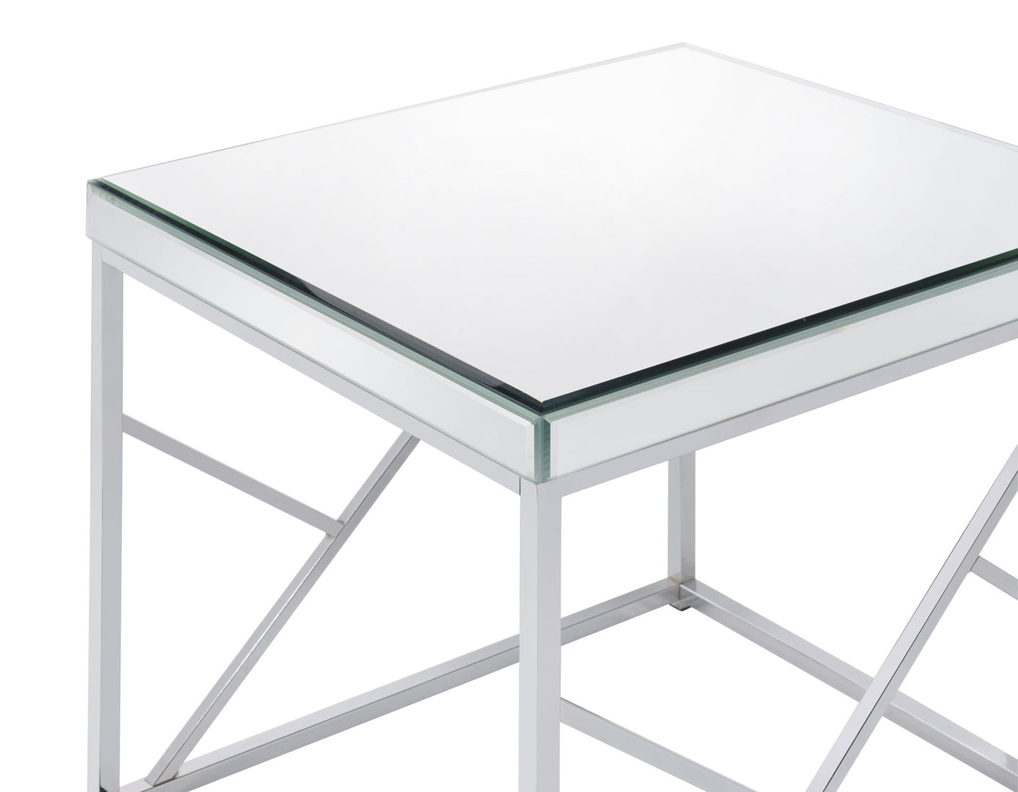 Evelyn End Table, Chrome