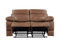 Rudger Manual Reclining Loveseat, Brown