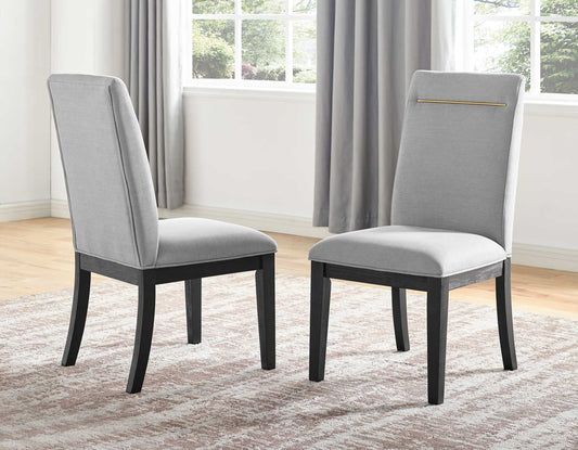 Yves Performance Side Chair, Grey