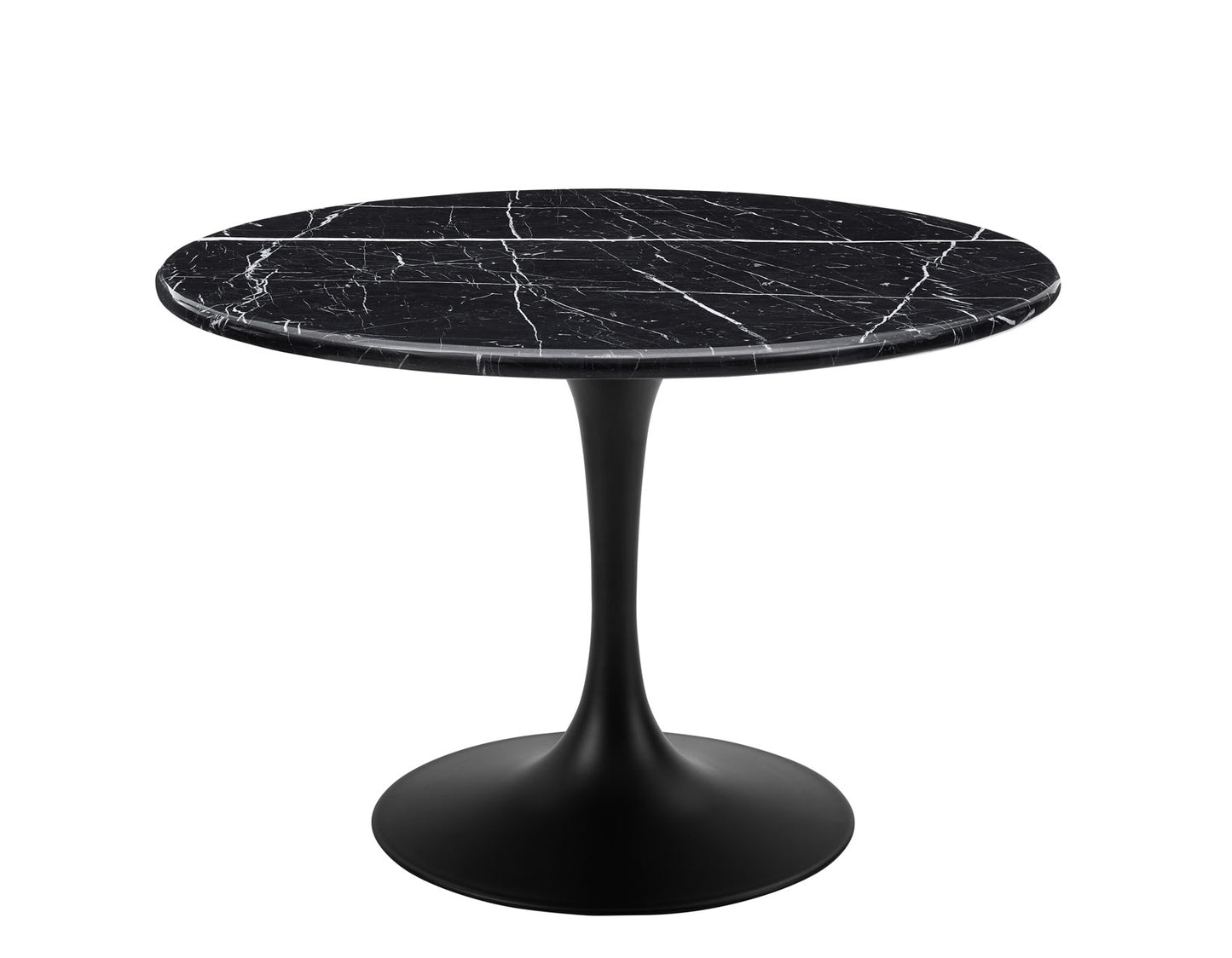 Colfax 5-Piece Black Marble Dining Set
(Table & 4 Chairs)