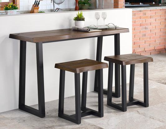 Jennings 3-Piece Counter Dining Set
(Bar & 2 Counter Stools)