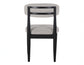 Magnolia Upholstered Side Chair, Black