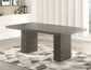 Mila 60-78 Inch Dining Table w/18″ Leaf