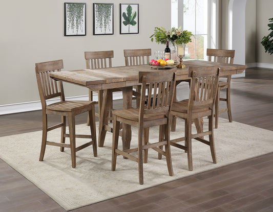 Riverdale 7-Piece Counter Set
(Counter Table , 6 Side Chairs)