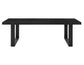 Yves 95-inch Dining Table with 18" leaf