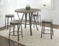 Portland 5 Piece 42-inch Round Counter Dining Set
(Table & 4 Counter Stool’s)