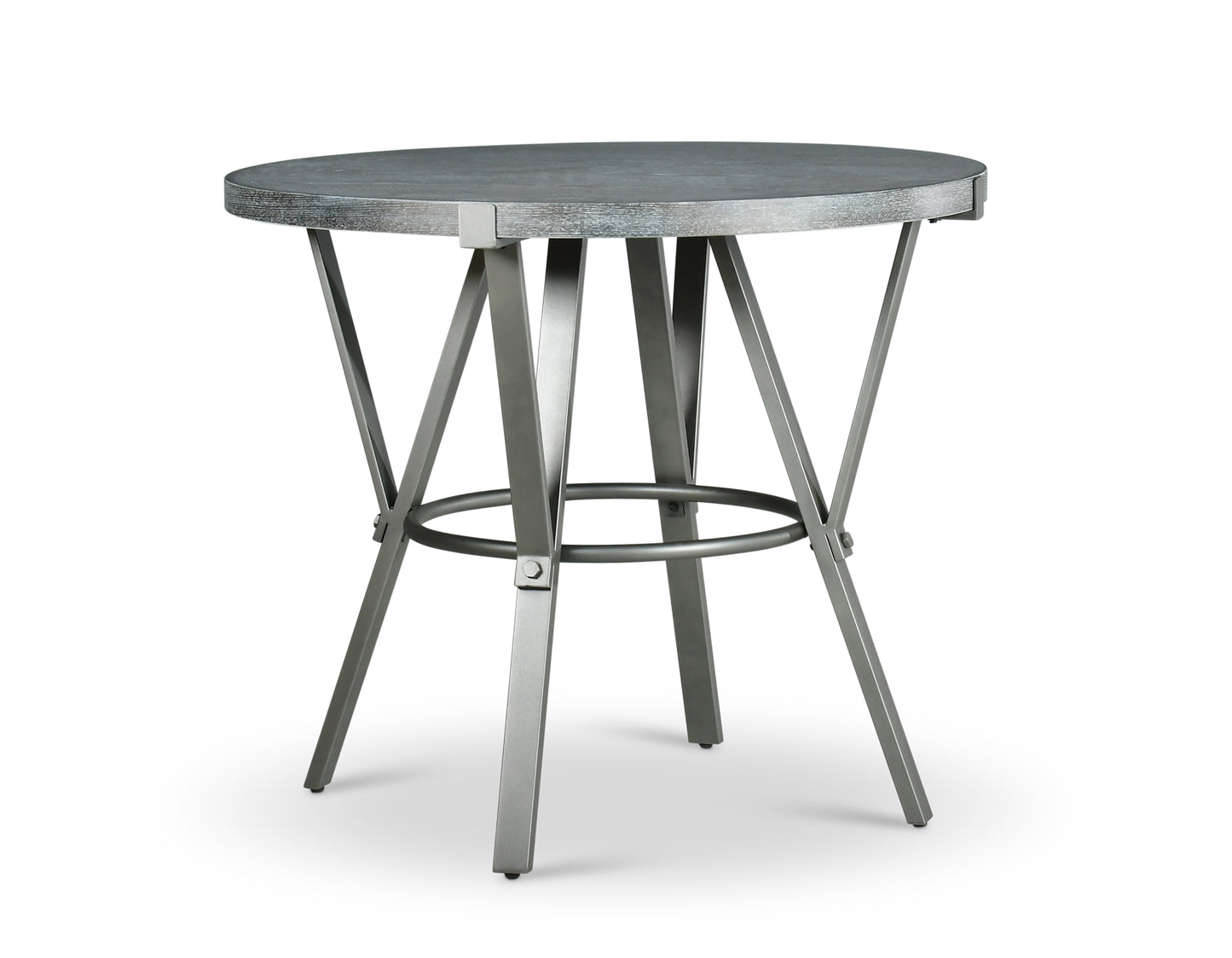 Portland 5 Piece 42-inch Round Counter Dining Set
(Table & 4 Counter Stool’s)