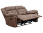 Anastasia Cocoa 3-Piece Manual Reclining Set