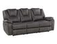 Katrine 3-Piece Manual Motion Set, Charcoal
(Sofa, Loveseat & Chair)