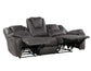 Katrine 3-Piece Manual Motion Set, Charcoal
(Sofa, Loveseat & Chair)