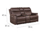 Valencia 3-Piece Dual-Power Walnut Reclining Set
(Sofa, Loveseat & Chair)