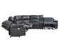 Denver Dual-Power 6-Piece Sectional, Charcoal