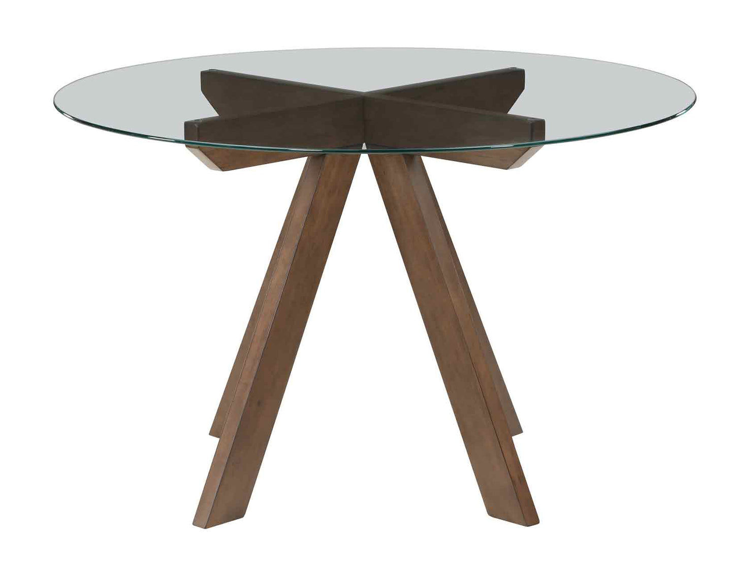 Wade 48-inch Round Glass-Top Dining Table