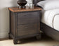 Bear Creek Brown 4-Piece Queen Set
(Q Bed/NS/Dresser/Mir)