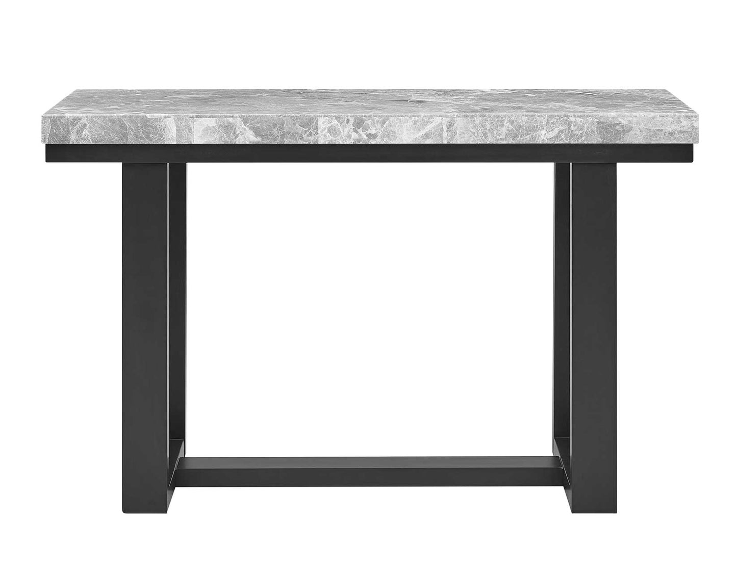 Lucca Gray Marble 3-Piece Table Set