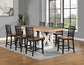 Magnolia 5-Piece 80-96-inch Counter Height Dining Set
(Table & 4 Counter Chairs)