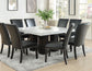 Camila 5-Piece Square Marble Top Dining
(Table & 4 Side Chairs)