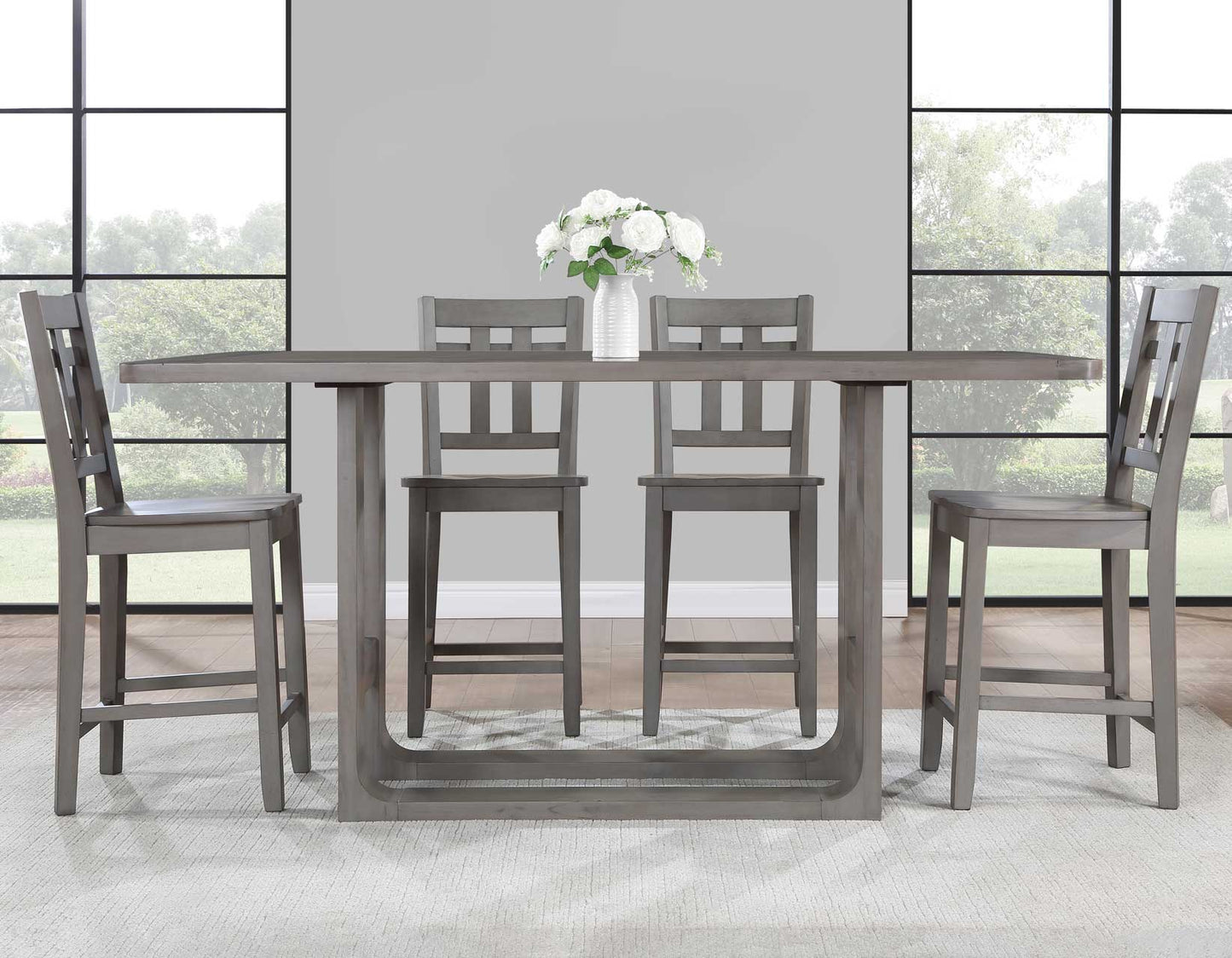 Toscana 5-Piece Counter Dining Set
(Table & 4 Counter Chairs)