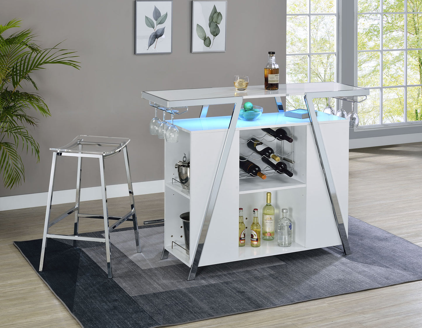 Zena 3-Piece Bar Set with LED lighting