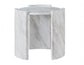 Merino Faux-Marble Round End Table