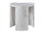 Merino Faux-Marble Round End Table