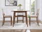 Oslo 5-Piece Counter Set
(Table & 4 Counter Chairs)