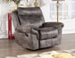 Nashville 3-Piece Manual Reclining Set, Grey