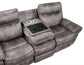 Nashville 3-Piece Manual Reclining Set, Grey