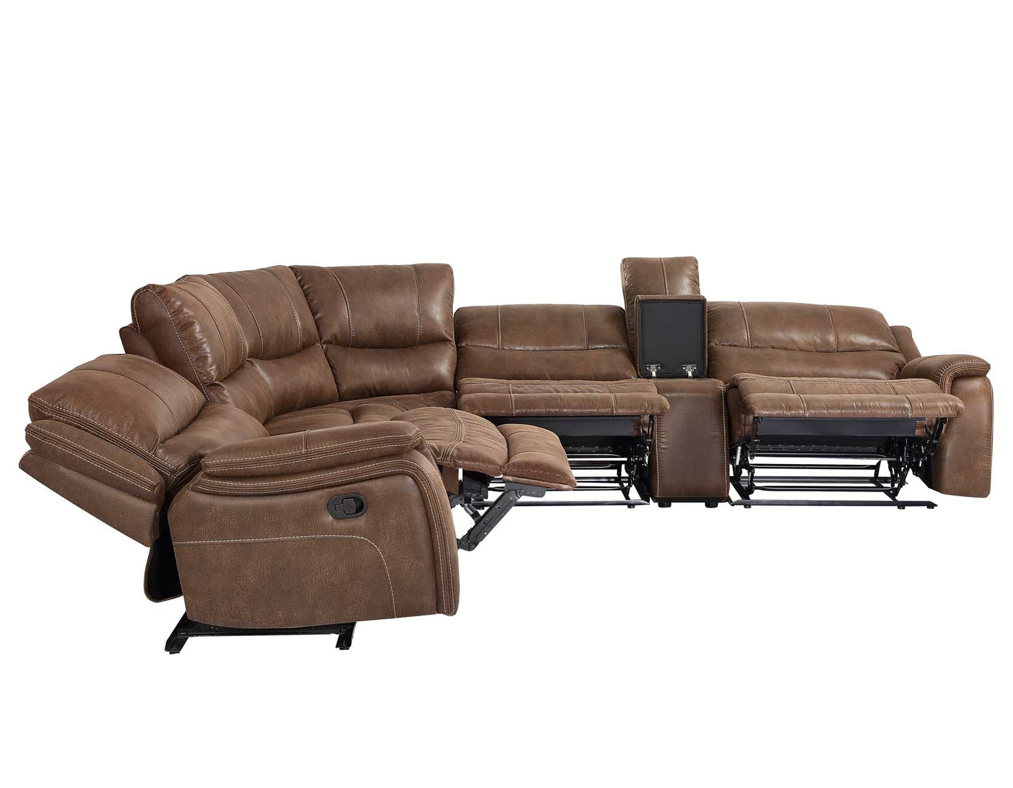 Lehi 6-Piece Manual Reclining Sectional