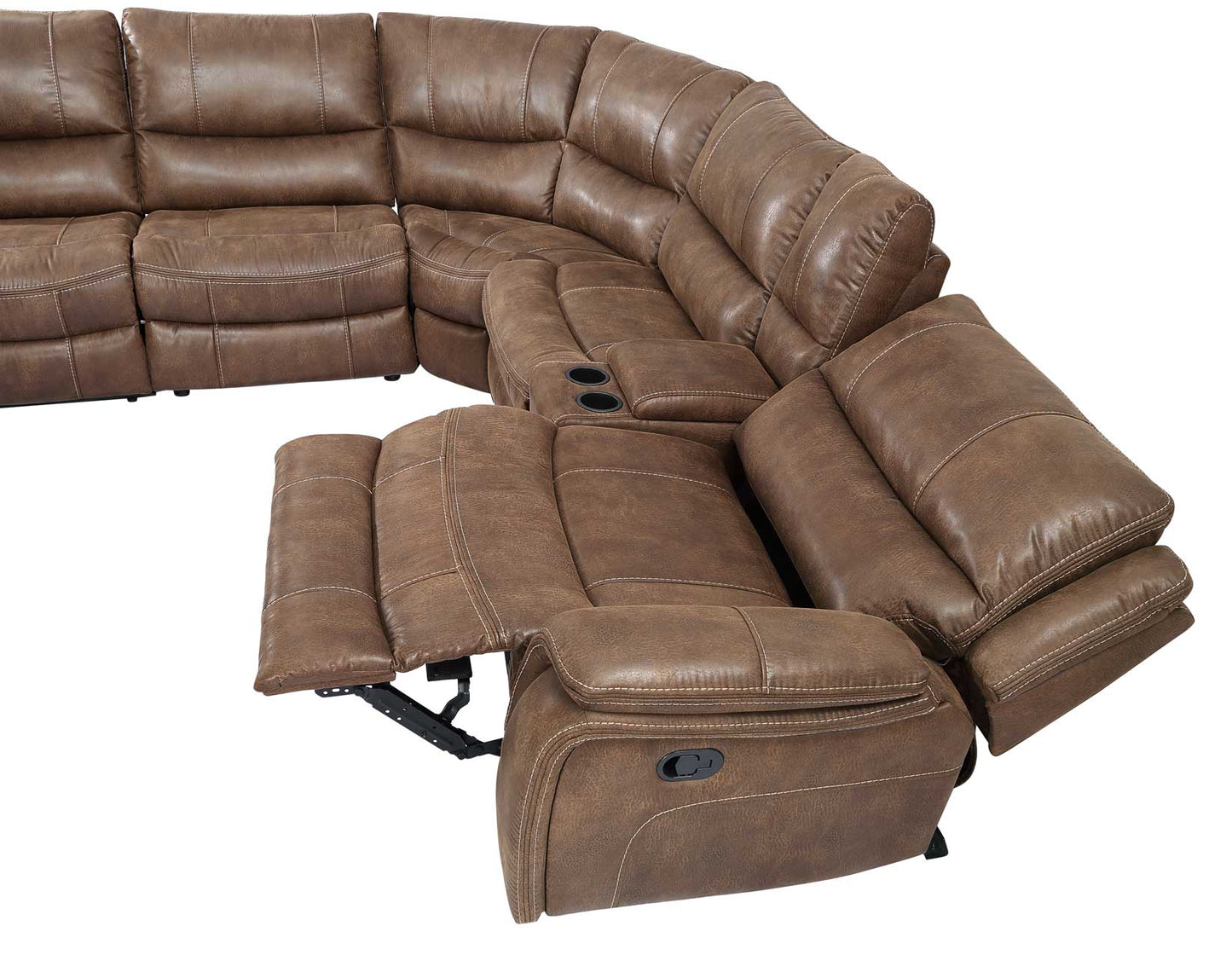 Lehi 6-Piece Manual Reclining Sectional