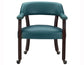 Tournament Arm Chair w/Casters, Teal