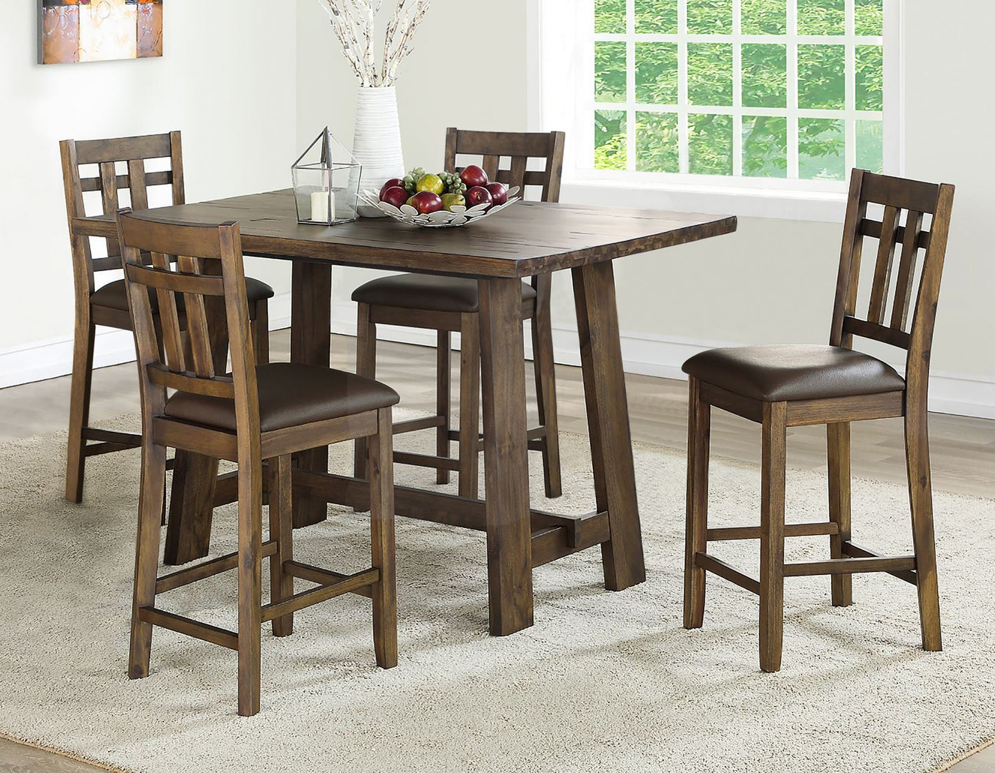 Saranac 5-Pack Counter
(Table & 4 Counter Chairs)