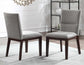 Amalie 5-Piece 48-inch Round Camel Dining Set
(Table & 4 Side Chairs)