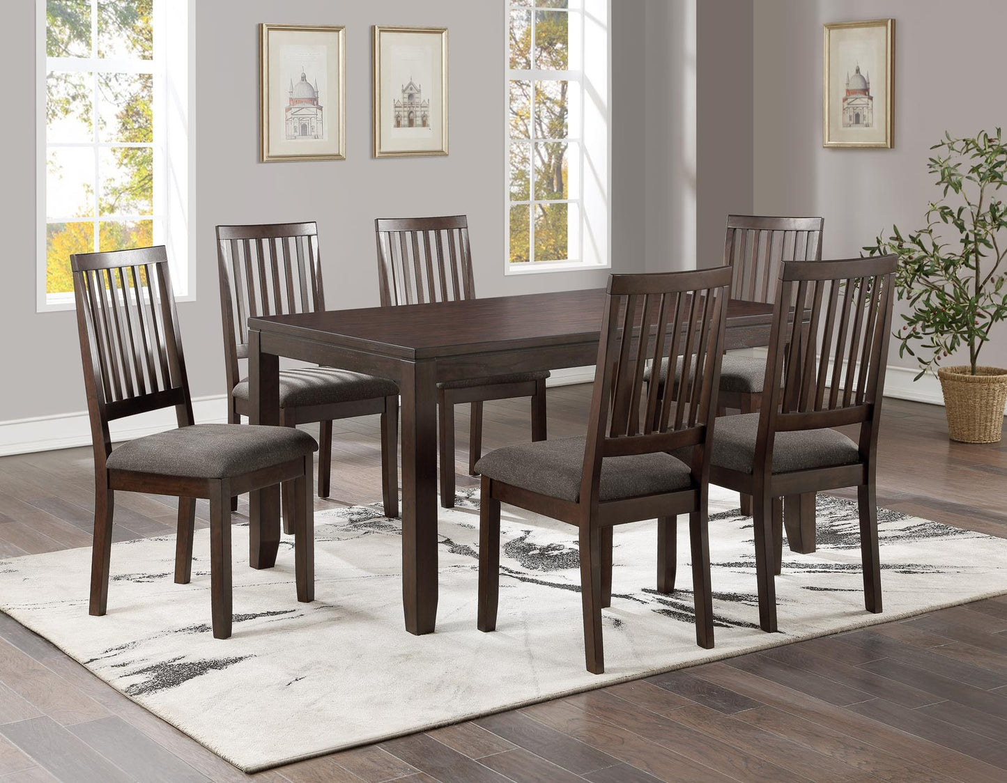 Yorktown 7-Pack Dining
(Set Includes Table & 6 Dining Chairs)