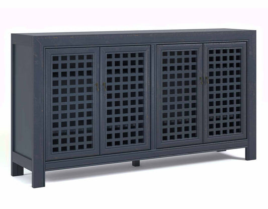 Rio 4-Door Accent Cabinet, Navy