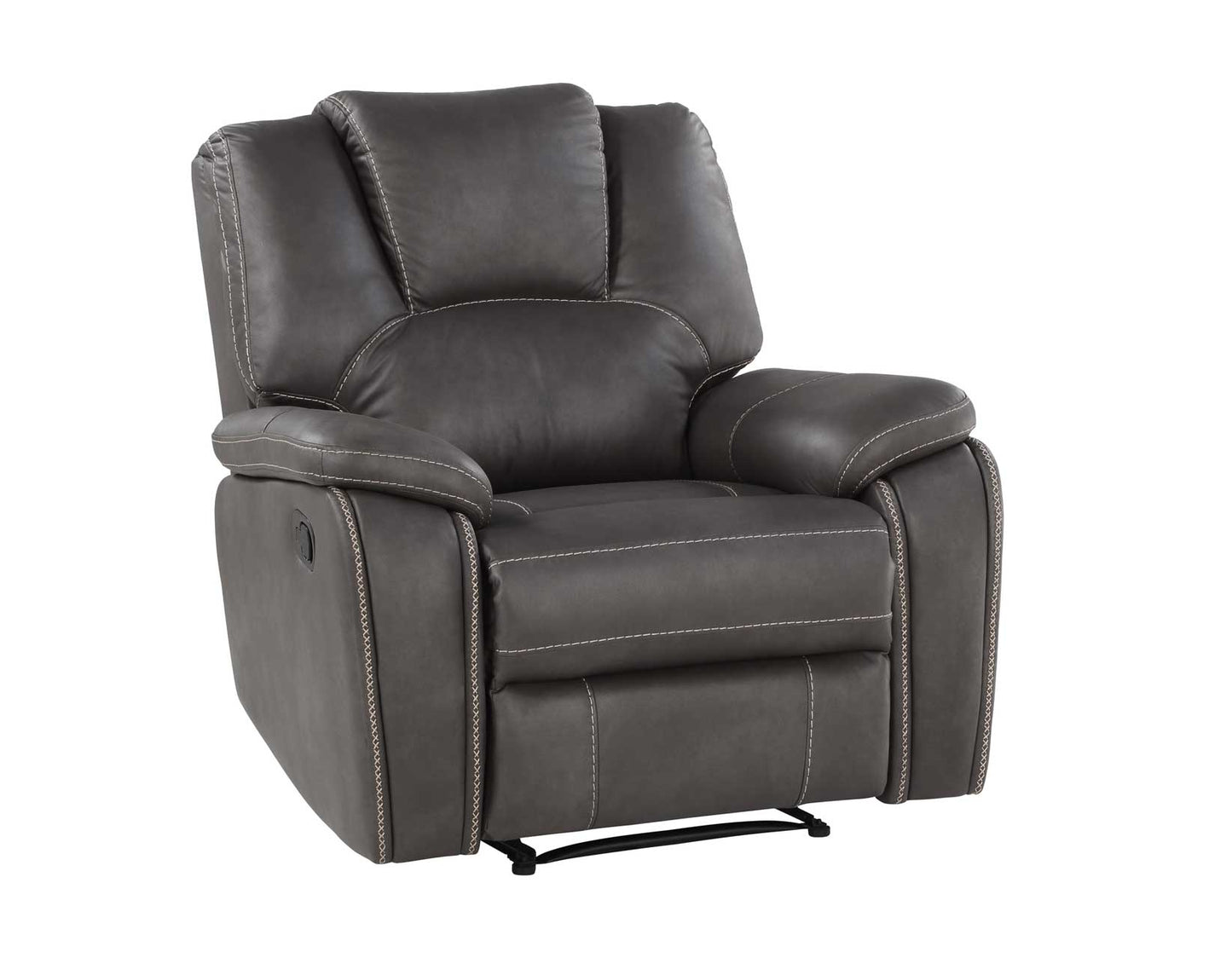 Katrine Manual Recliner Chair, Charcoal