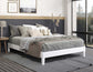 Nix Queen Platform Bed, White