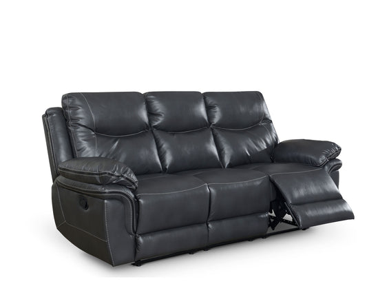 Isabella Manual Reclining Sofa, Grey