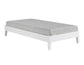 Nix Twin Platform Bed, White