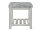 Canova Gray Marble Top End Table