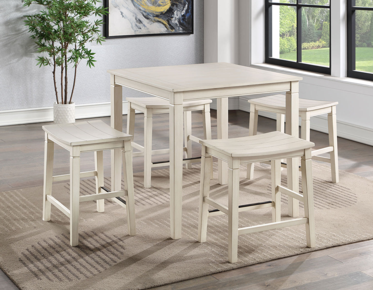 Westlake 5-Pack Counter Set
(Counter Table & 4 Counter Stools)