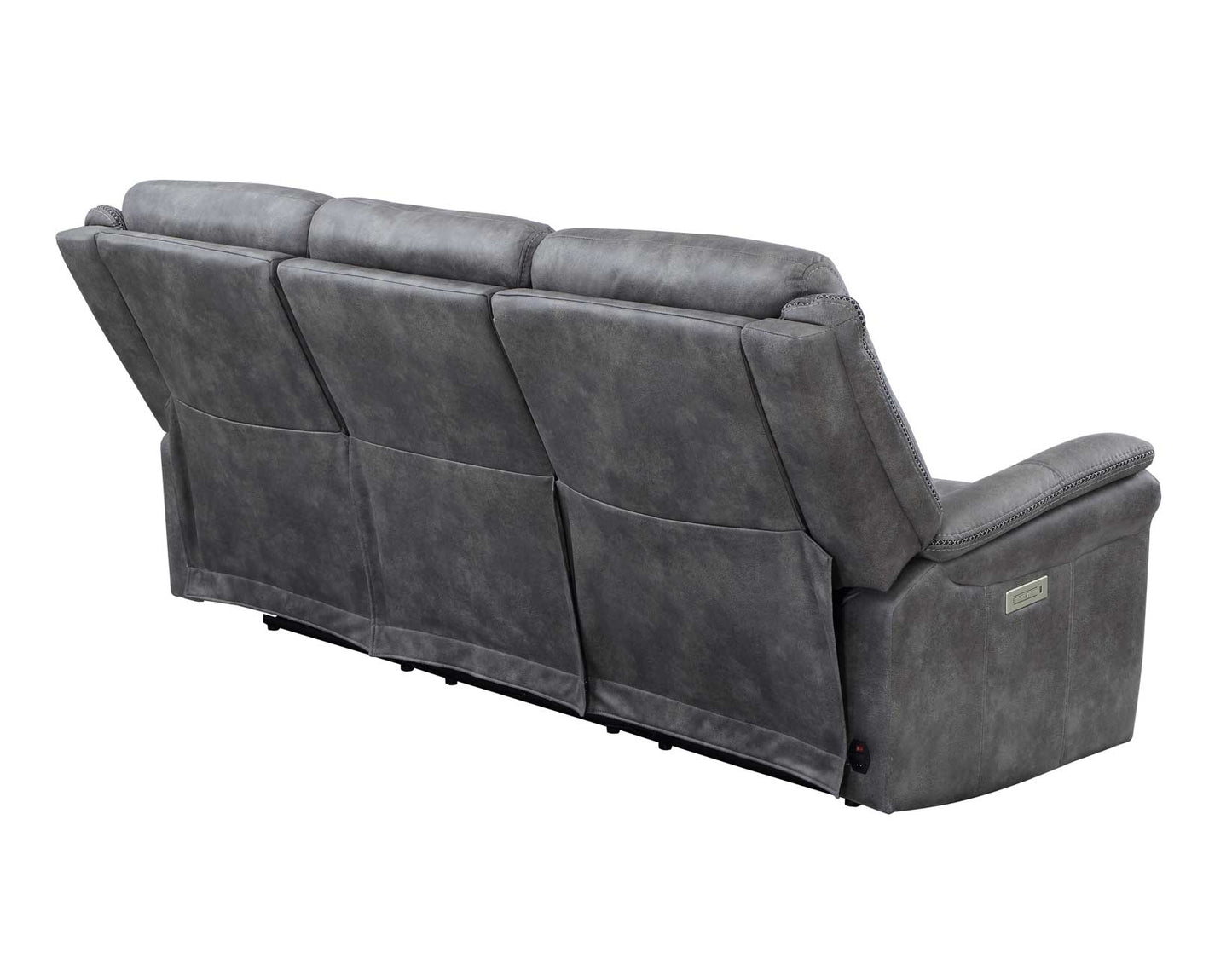 Morrison Dual-Power Reclining Sofa, Stone