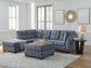 Marleton 2-Piece Sectional with Ottoman