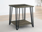 Harper End Table with SIntered Stone Inlay